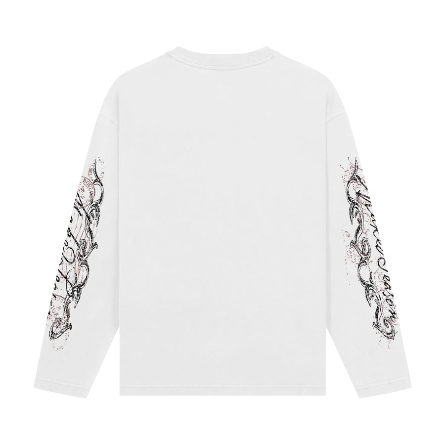 MAKEDSEASON LONGSLEEVE WHITE